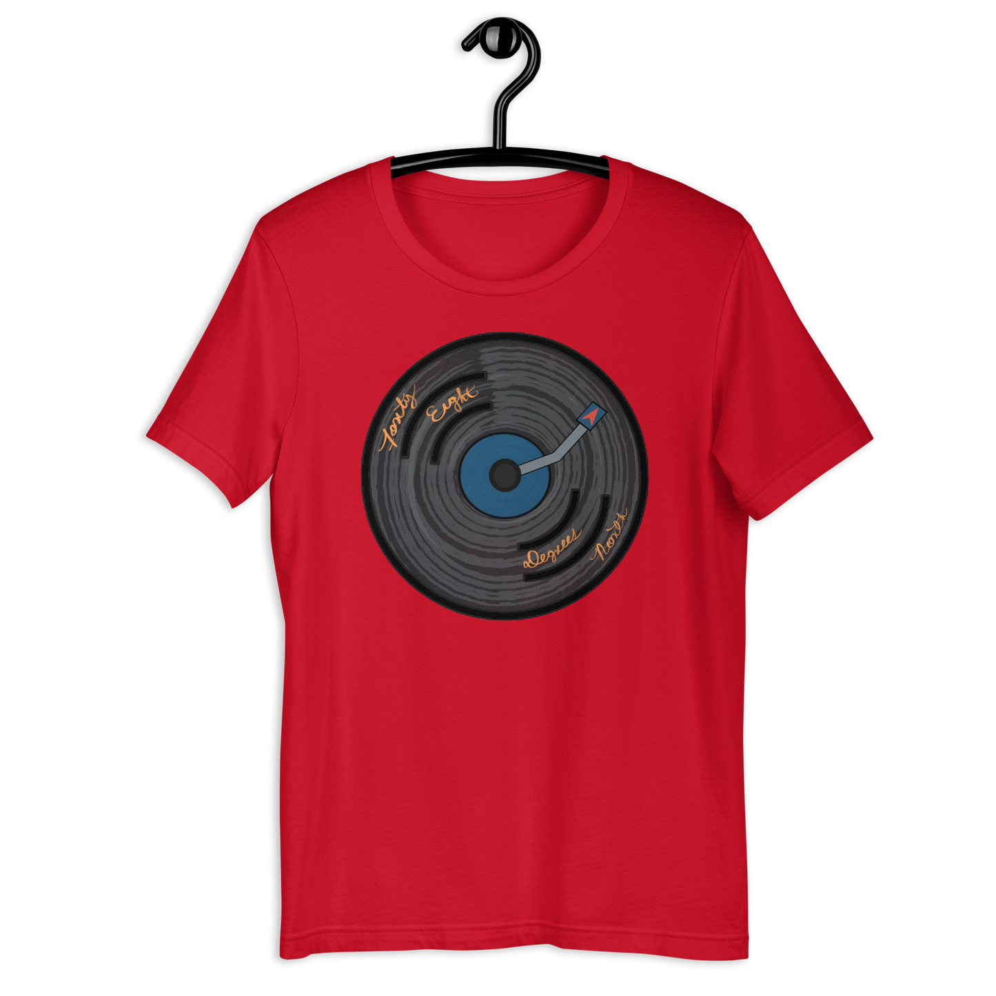 48ºN Vinyl Compass T-Shirt