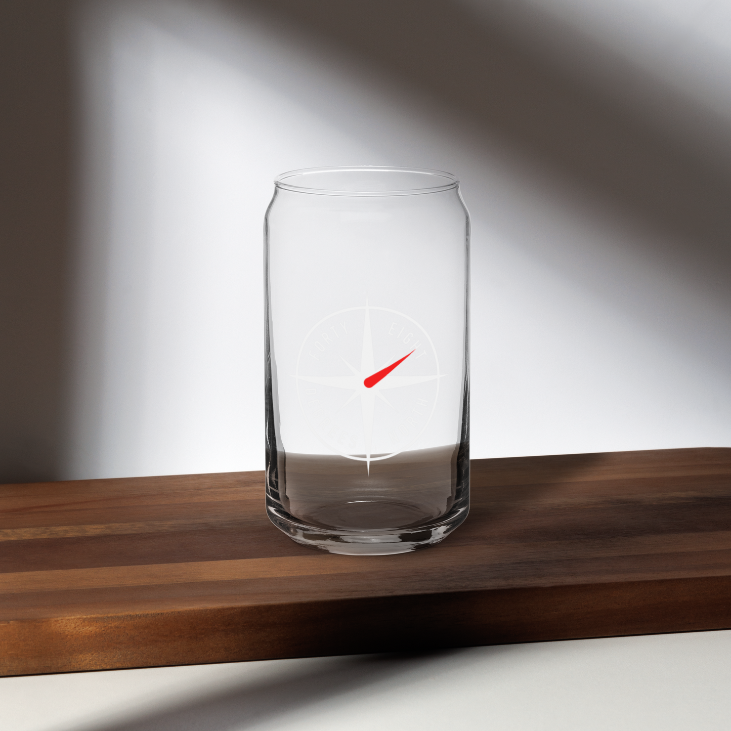 48ºN Logo Can-Shaped Glass