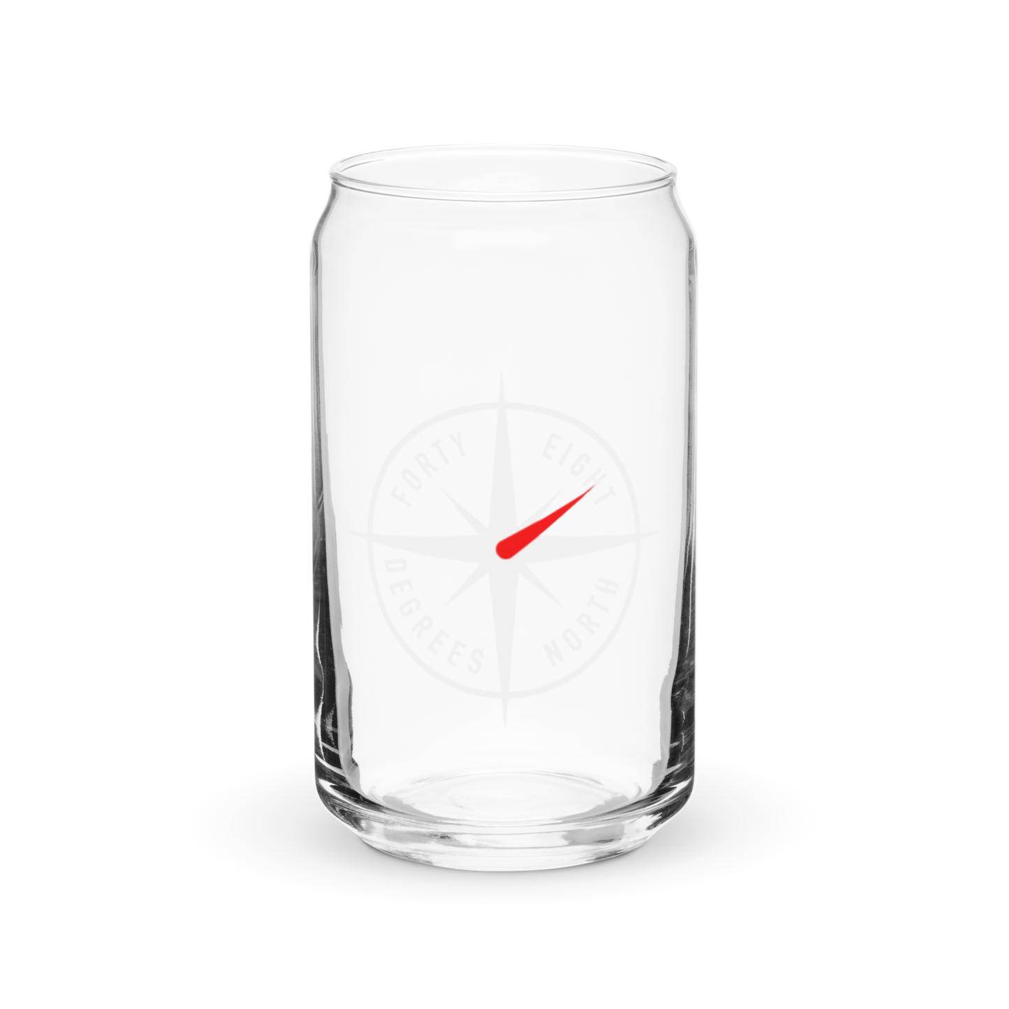 48ºN Logo Can-Shaped Glass