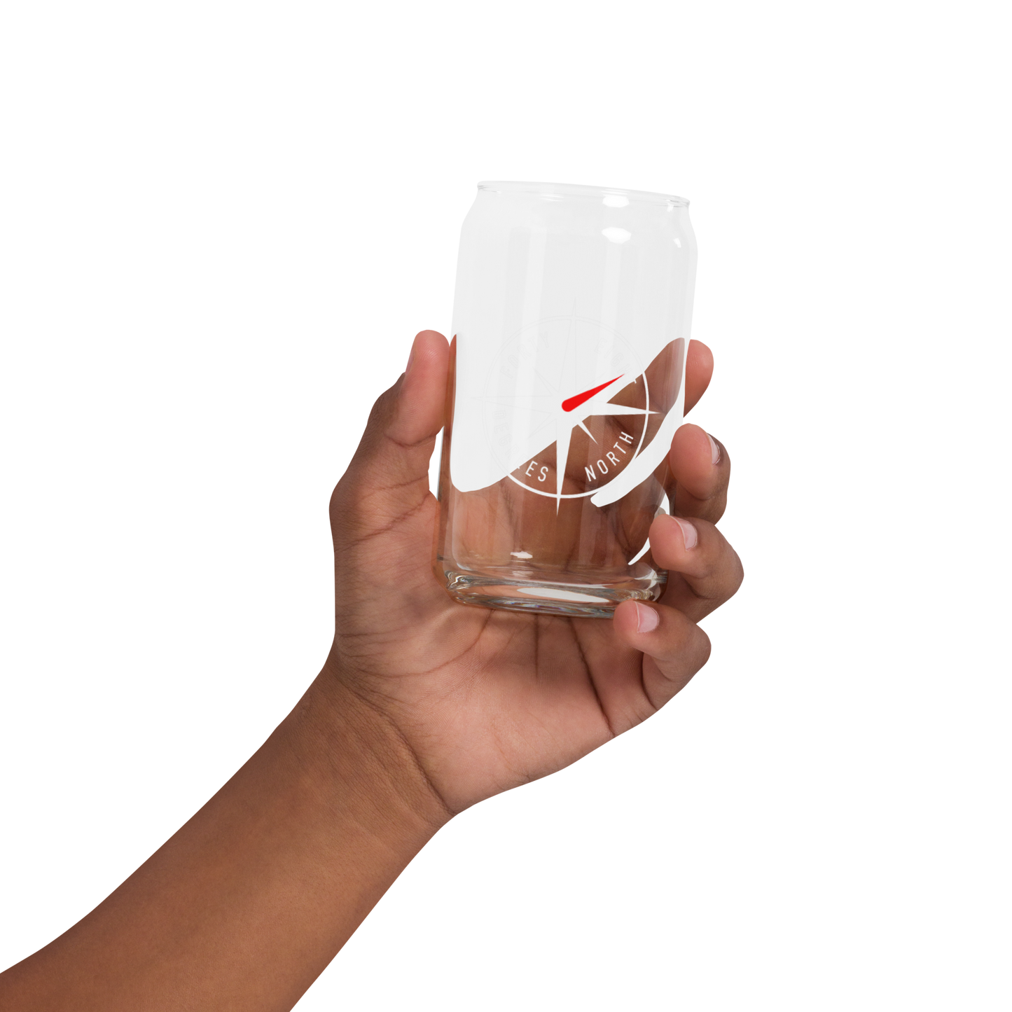 48ºN Logo Can-Shaped Glass