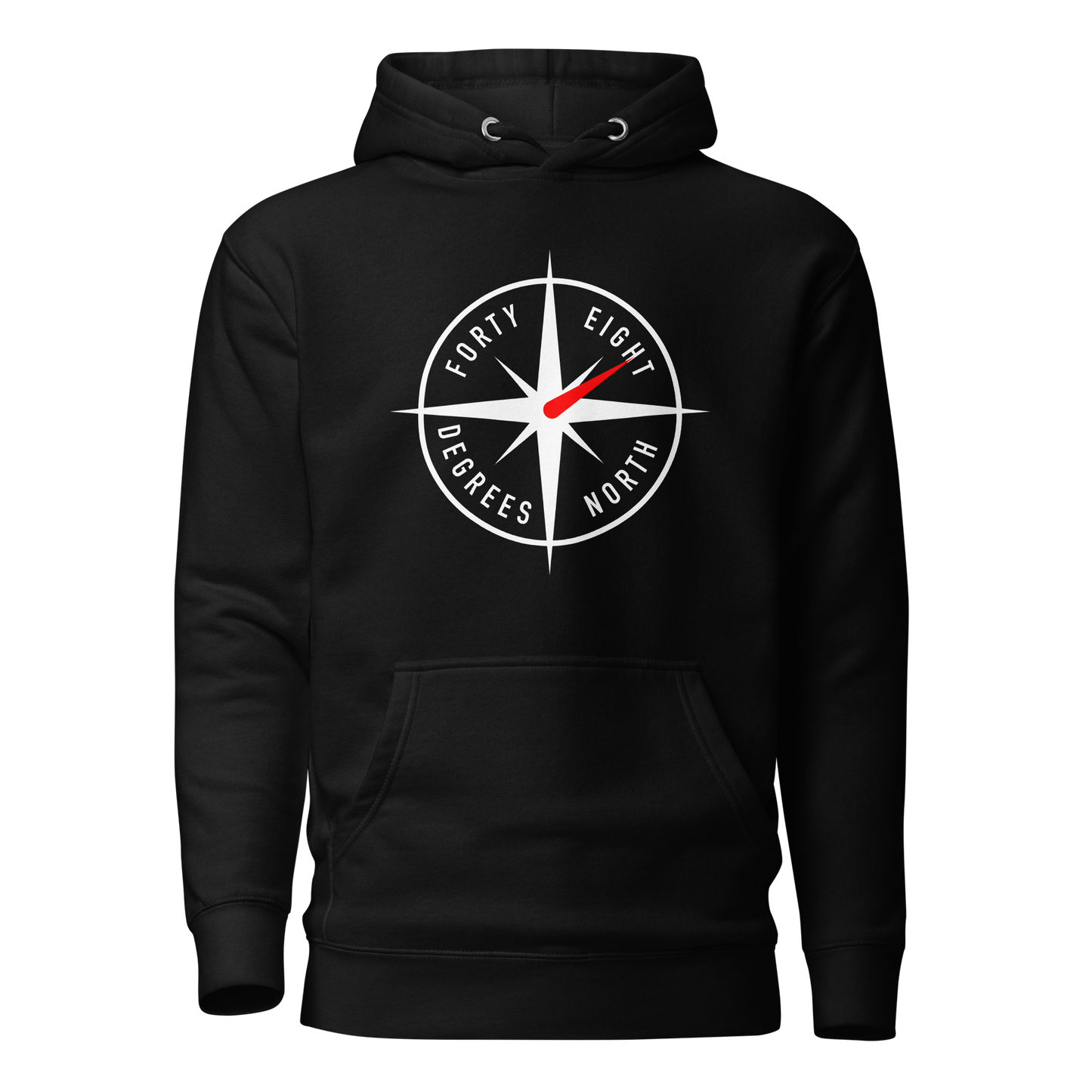 48ºN Compass Logo Hoodie