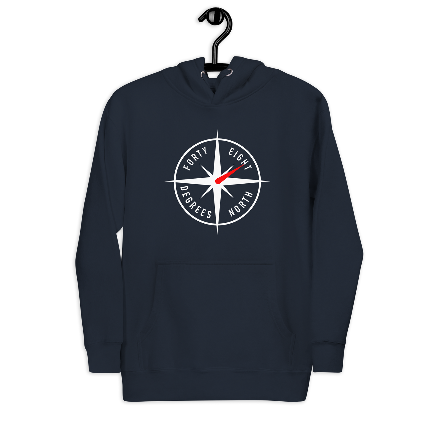 48ºN Compass Logo Hoodie