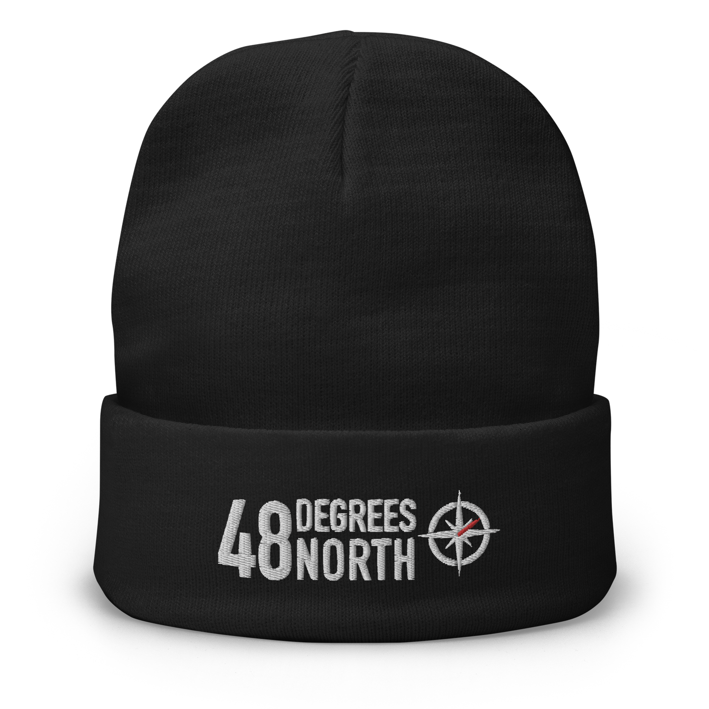 48 Degrees North Logo Embroidered Beanie