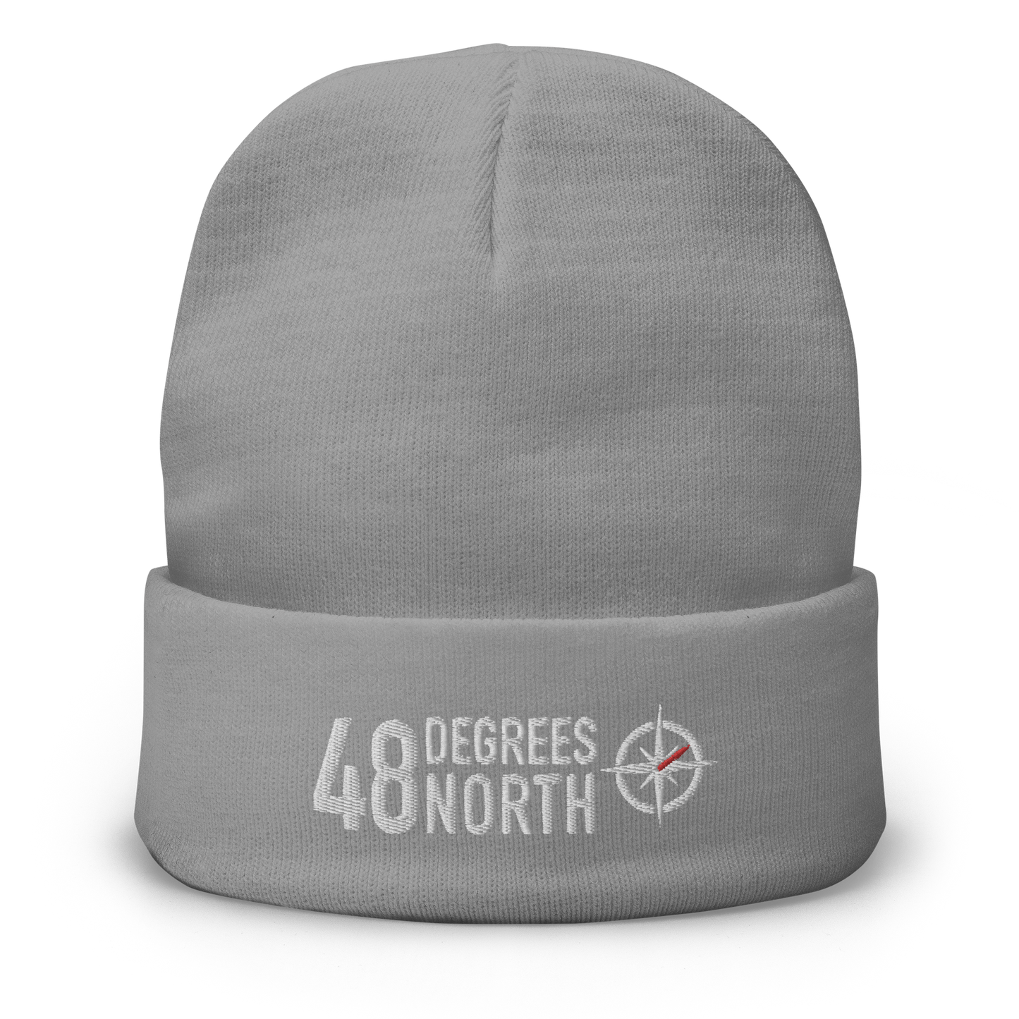 48 Degrees North Logo Embroidered Beanie