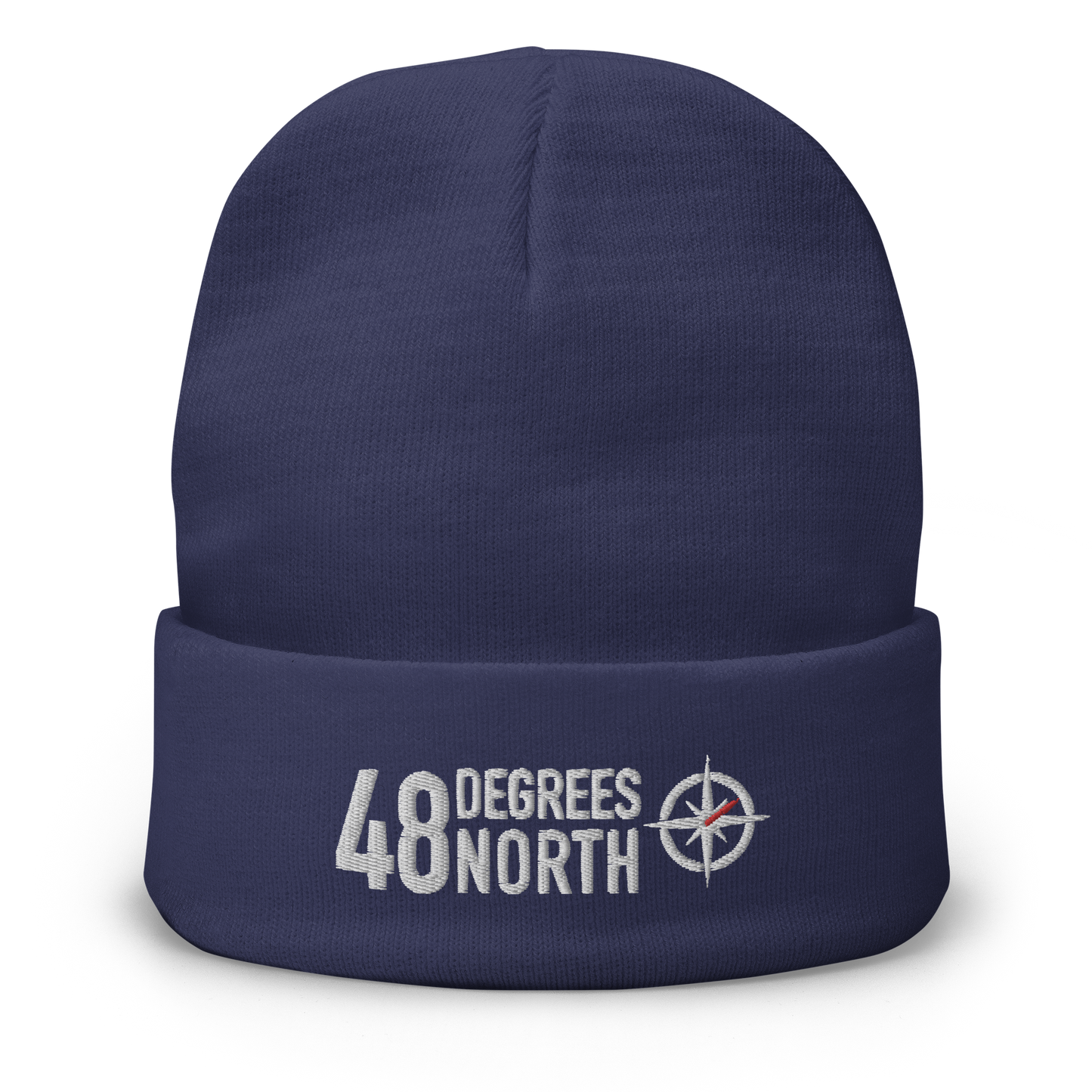 48 Degrees North Logo Embroidered Beanie