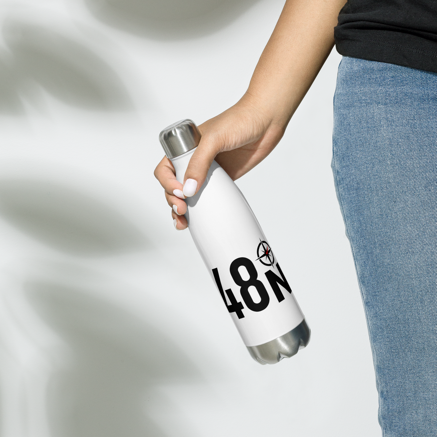 48ºN Logo Stainless Steel Water Bottle