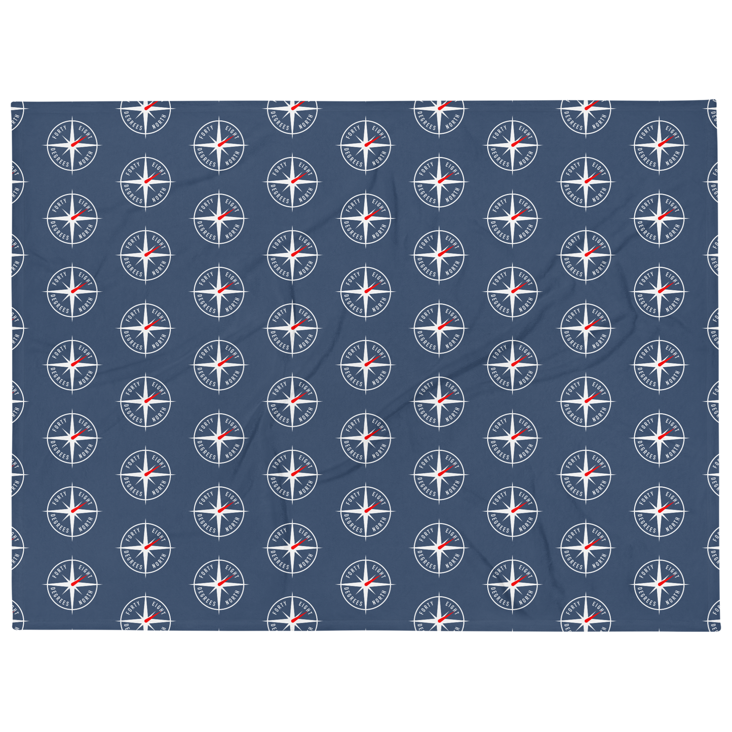 48ºN Compass Throw Blanket