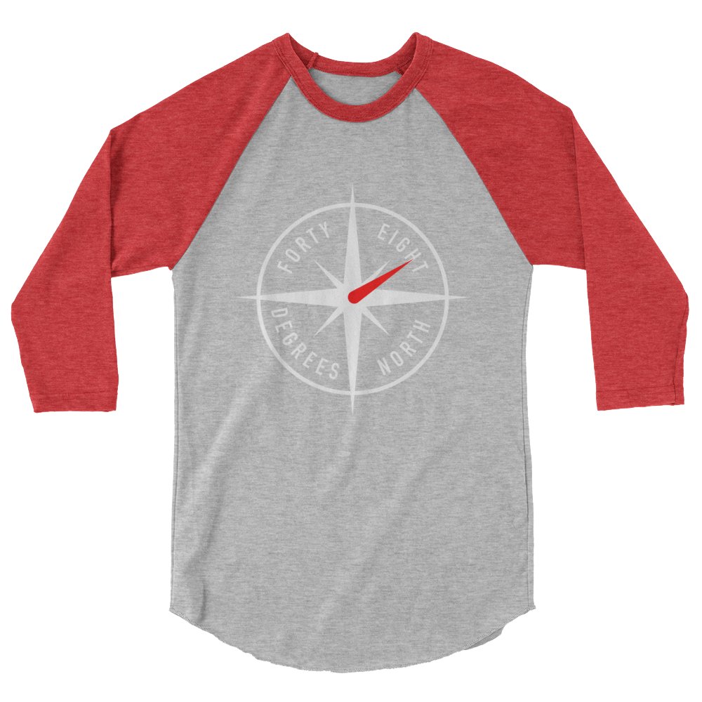 48ºN Logo 3/4 sleeve shirt