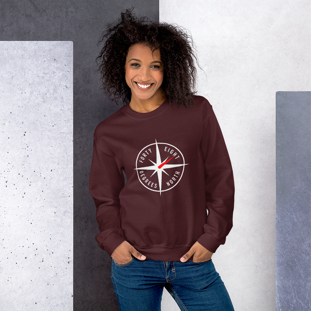 48ºN Compass Logo Crew Neck Sweatshirt