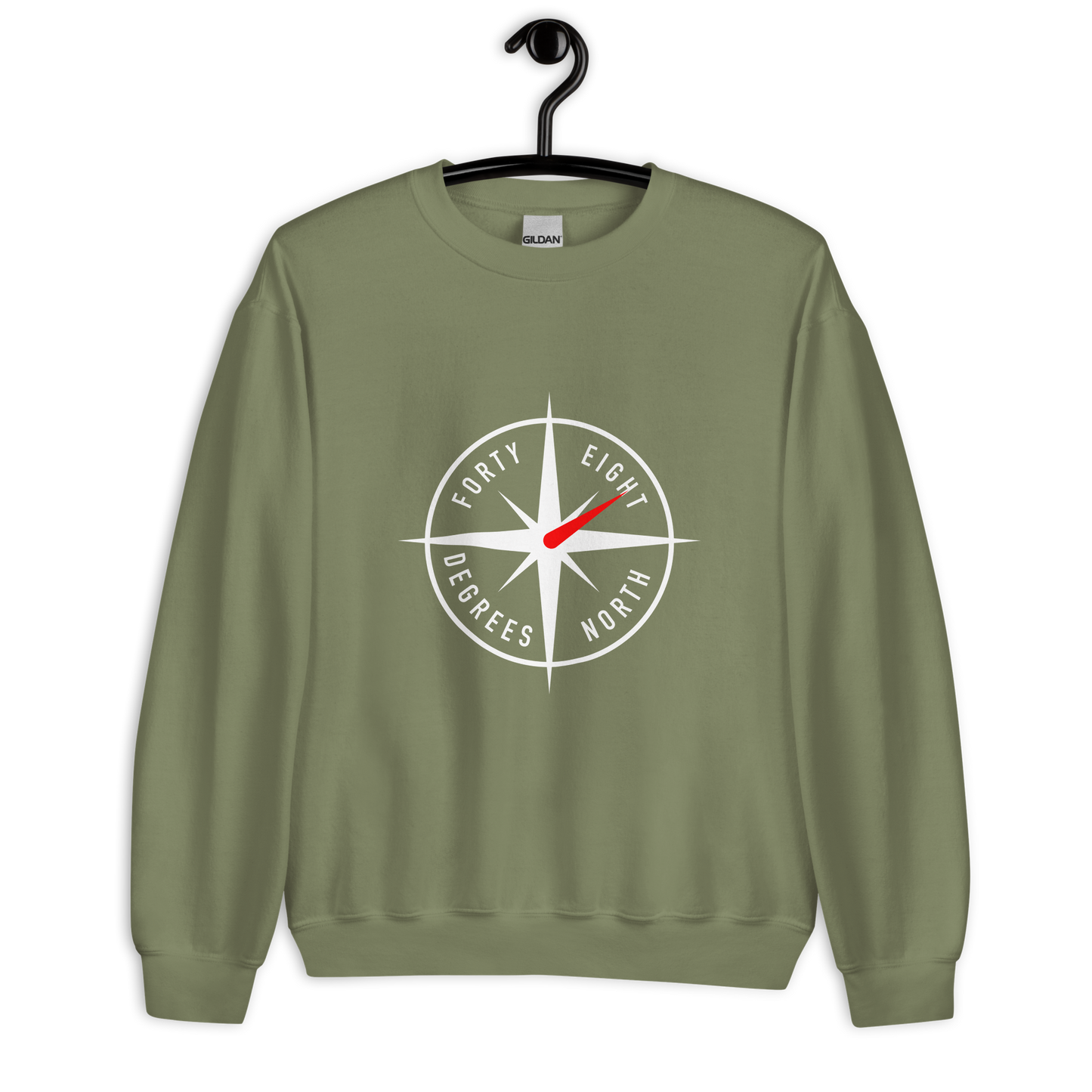 48ºN Compass Logo Crew Neck Sweatshirt