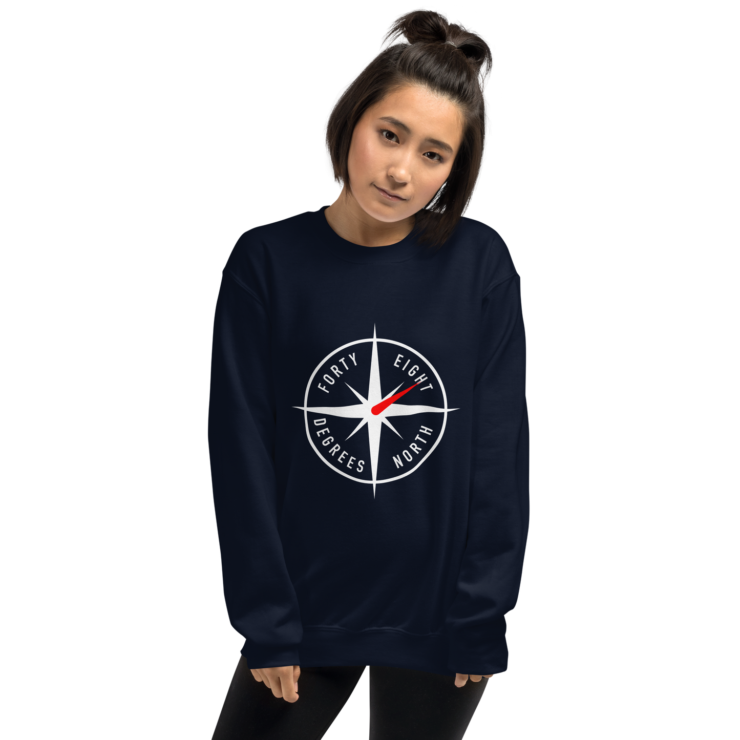 48ºN Compass Logo Crew Neck Sweatshirt