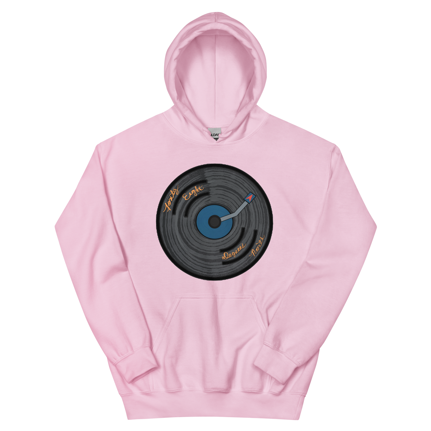 48ºN Vinyl Compass Unisex Hoodie