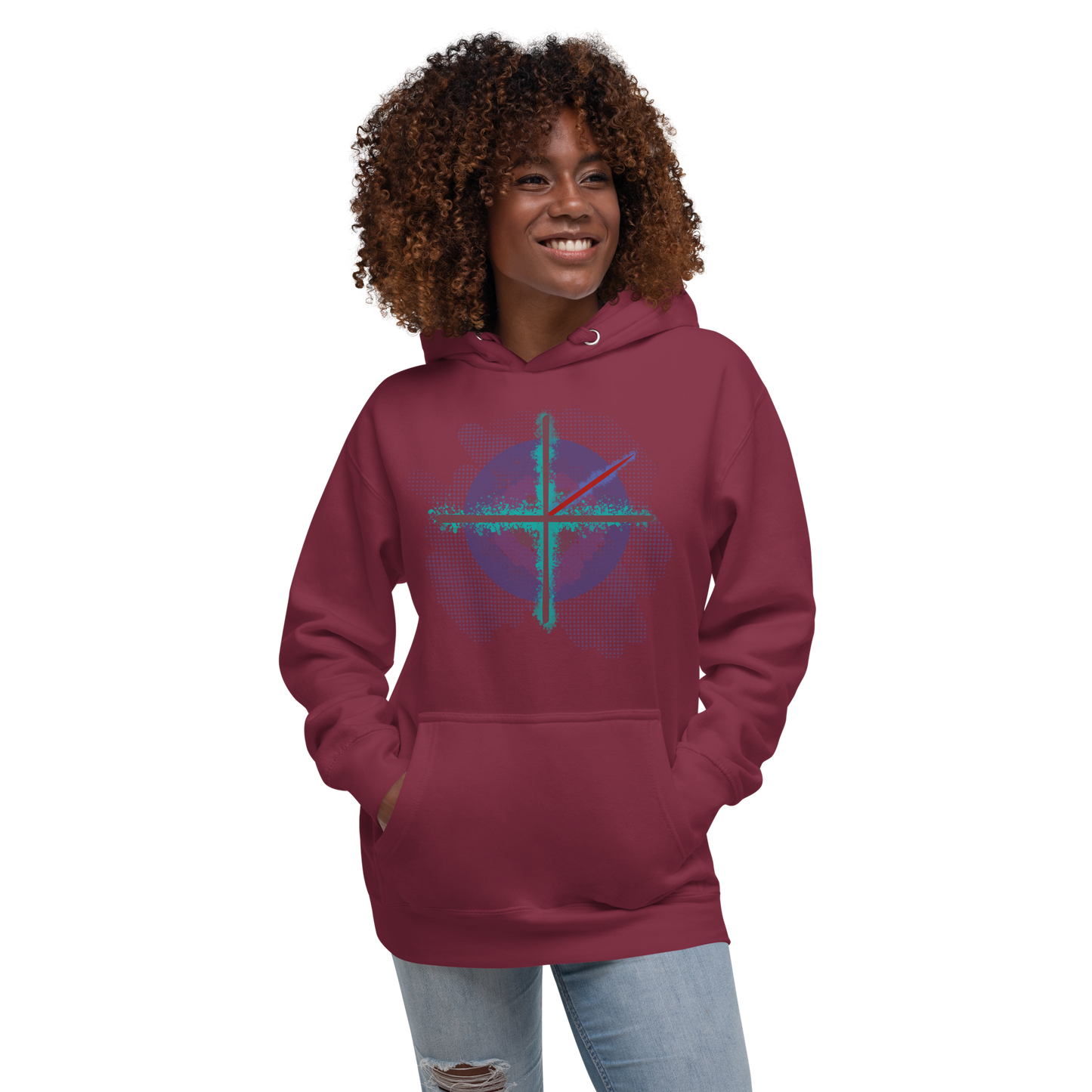 Comic Book Compass Logo Unisex Hoodie