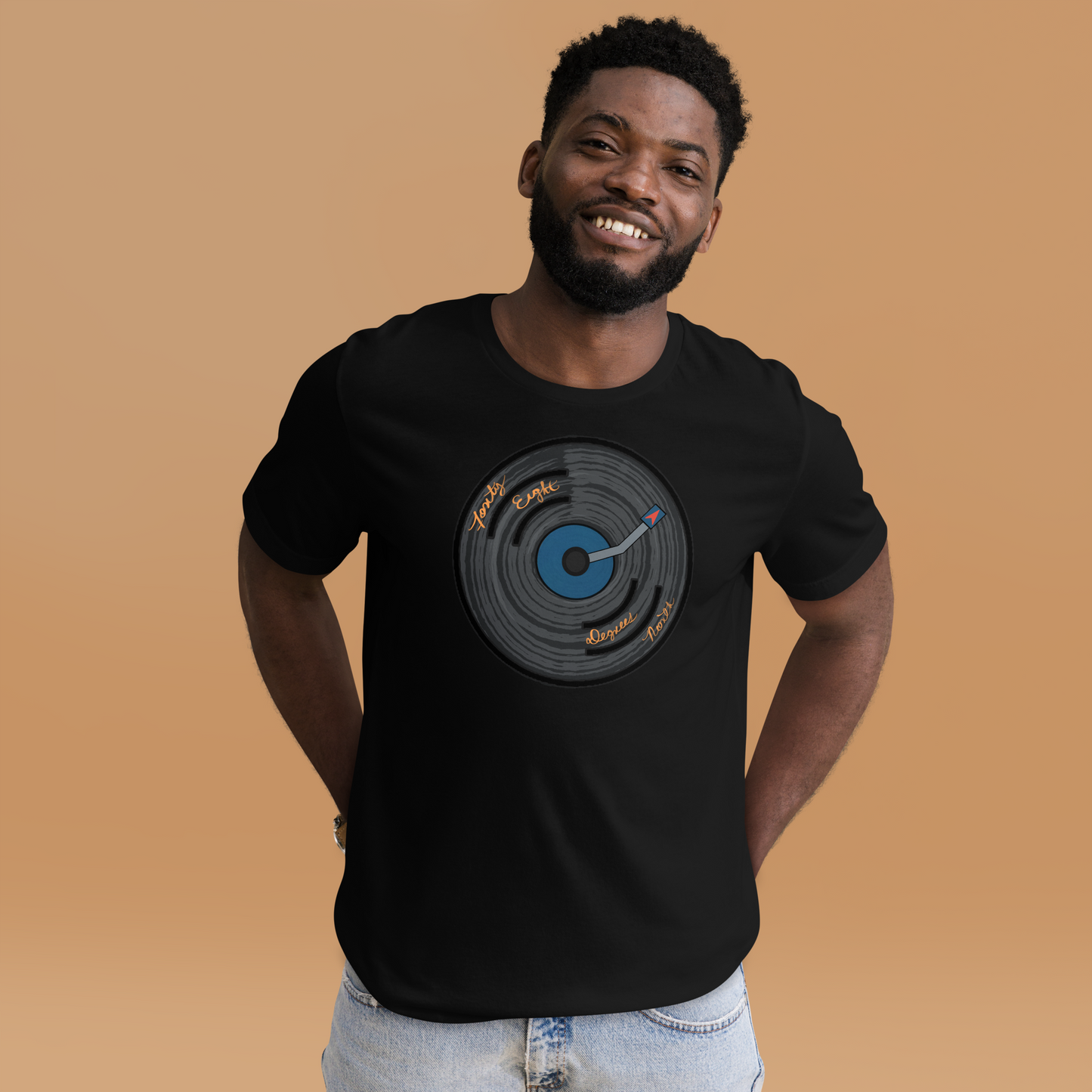 48ºN Vinyl Compass T-Shirt