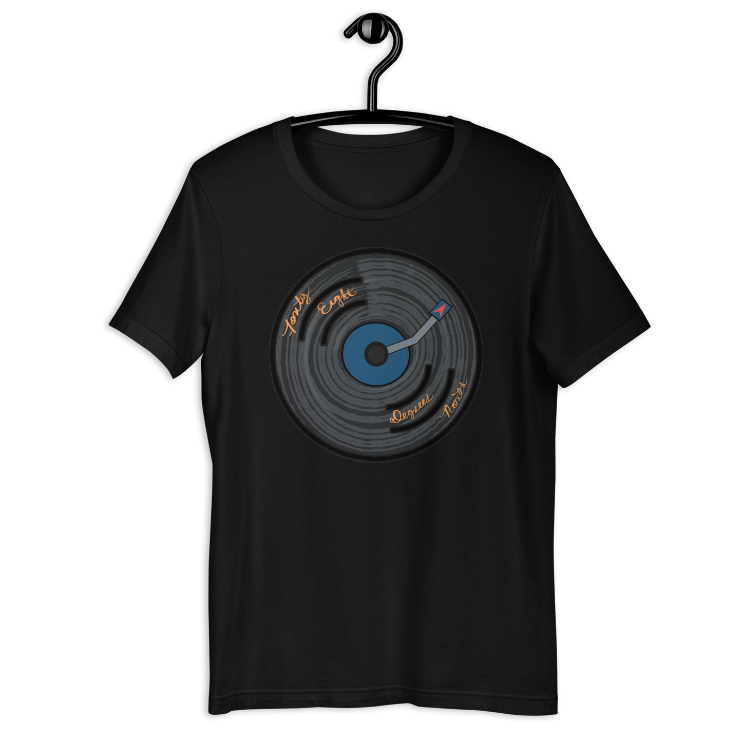 48ºN Vinyl Compass T-Shirt