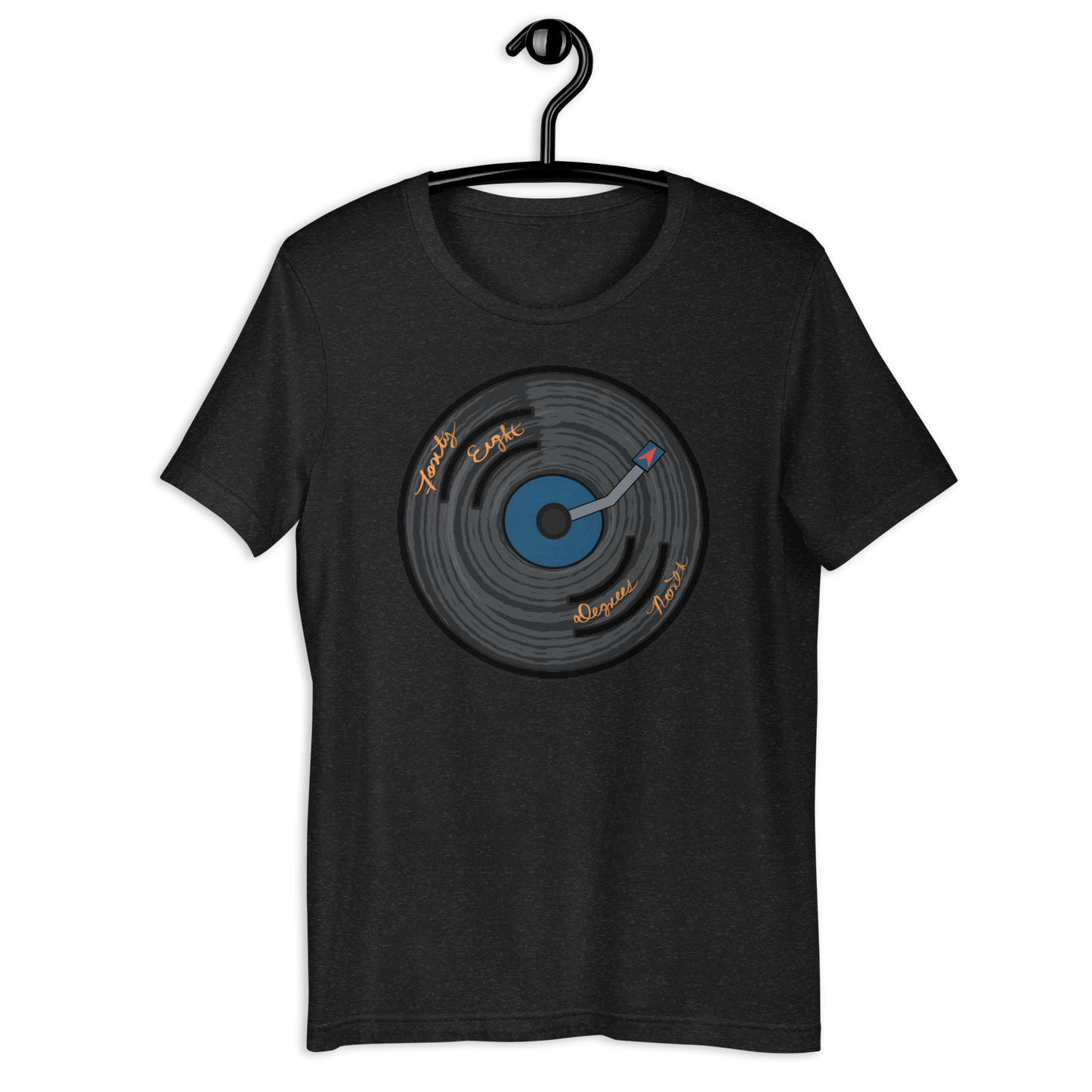 48ºN Vinyl Compass T-Shirt