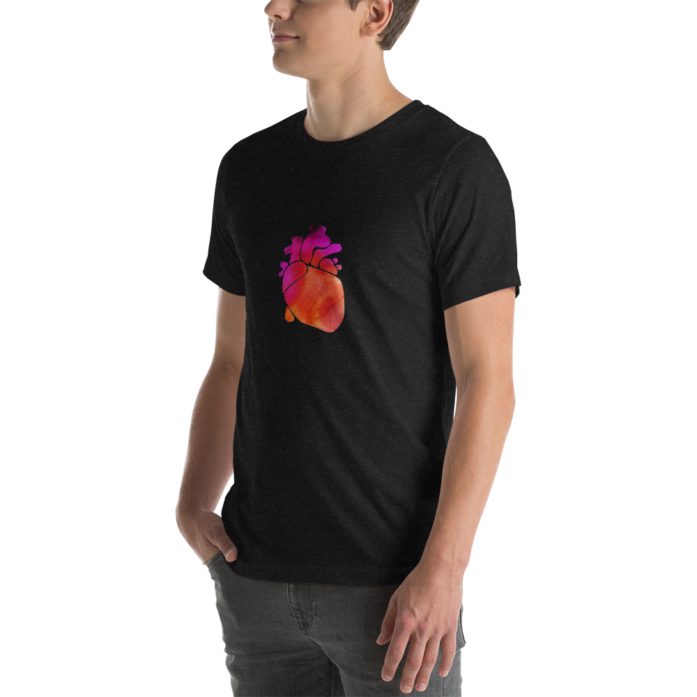 48°N Beating Heart Unisex t-shirt