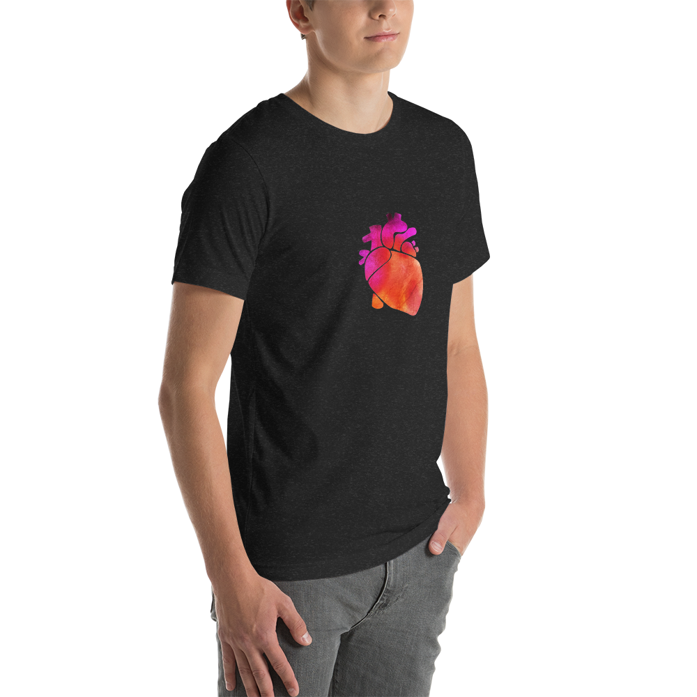 48°N Beating Heart Unisex t-shirt