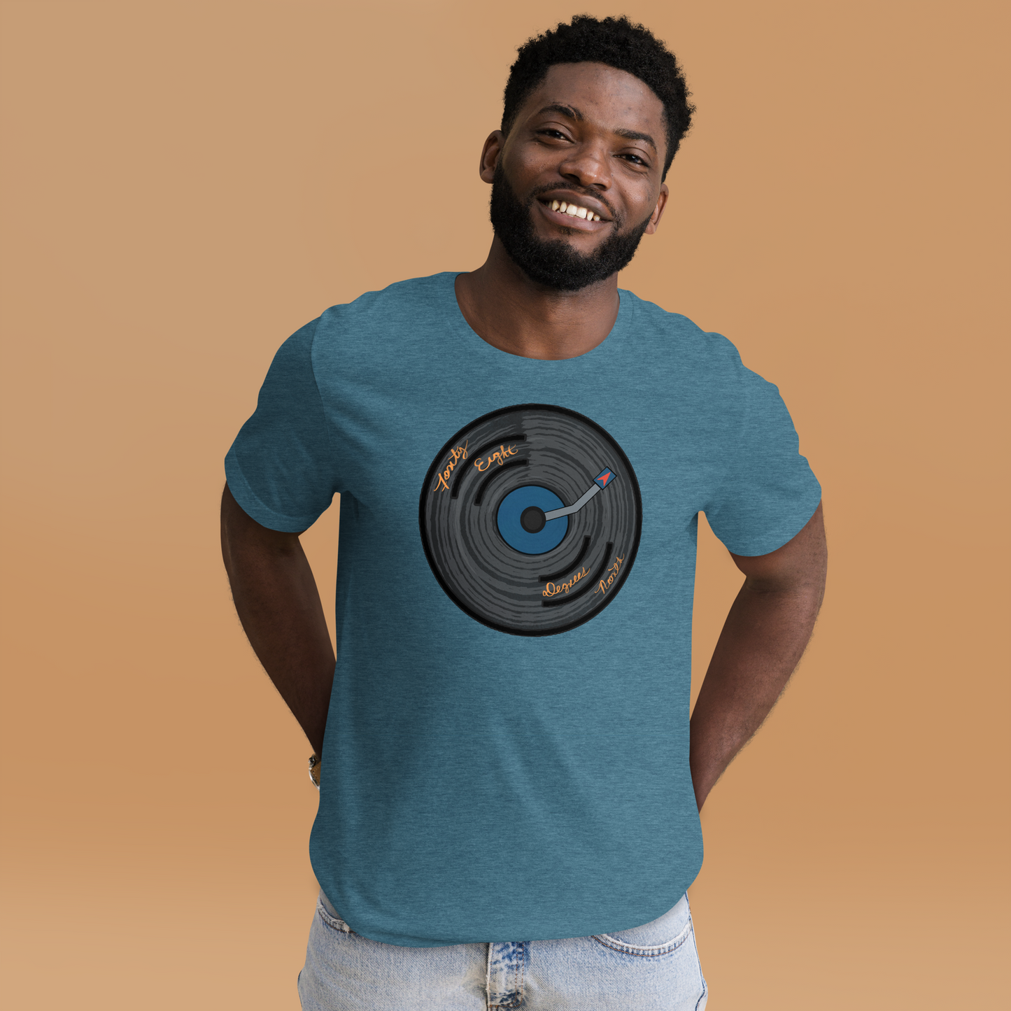 48ºN Vinyl Compass T-Shirt