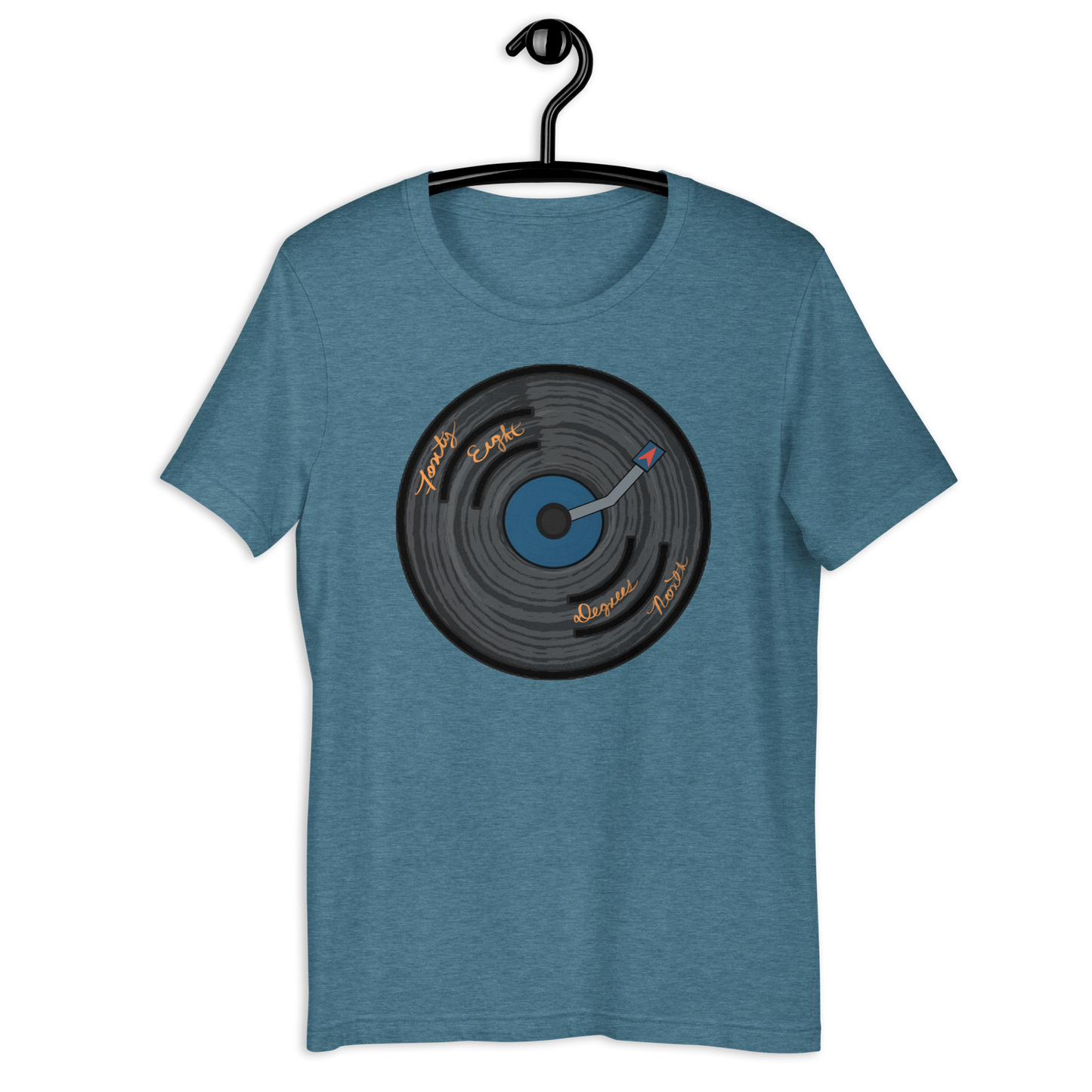 48ºN Vinyl Compass T-Shirt