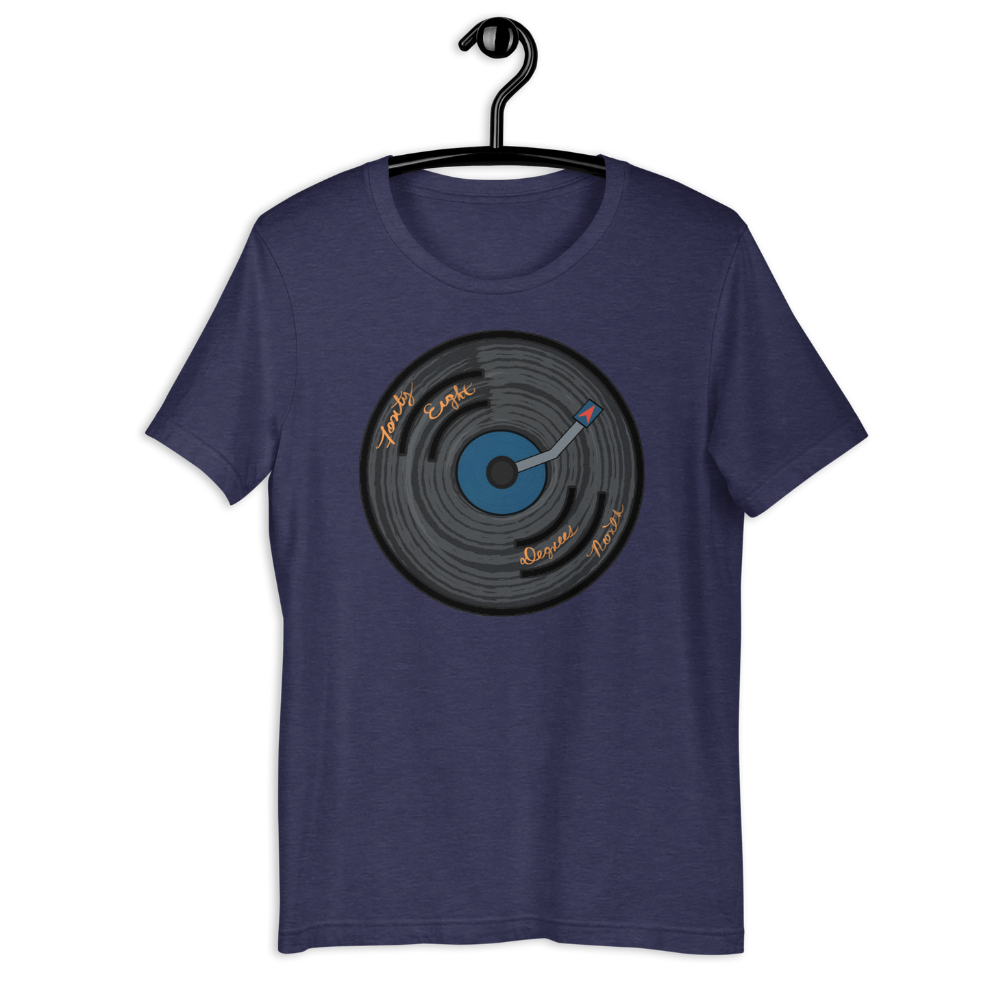 48ºN Vinyl Compass T-Shirt