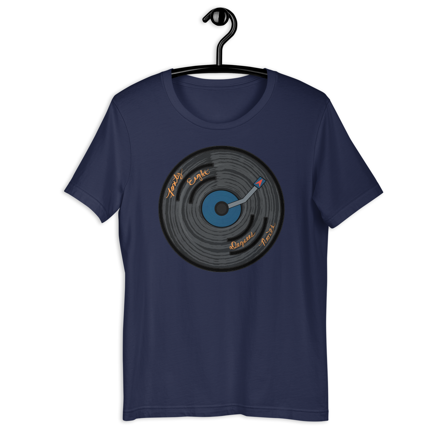 48ºN Vinyl Compass T-Shirt