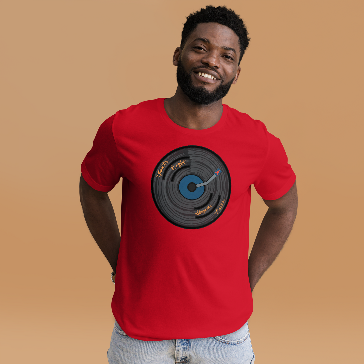 48ºN Vinyl Compass T-Shirt