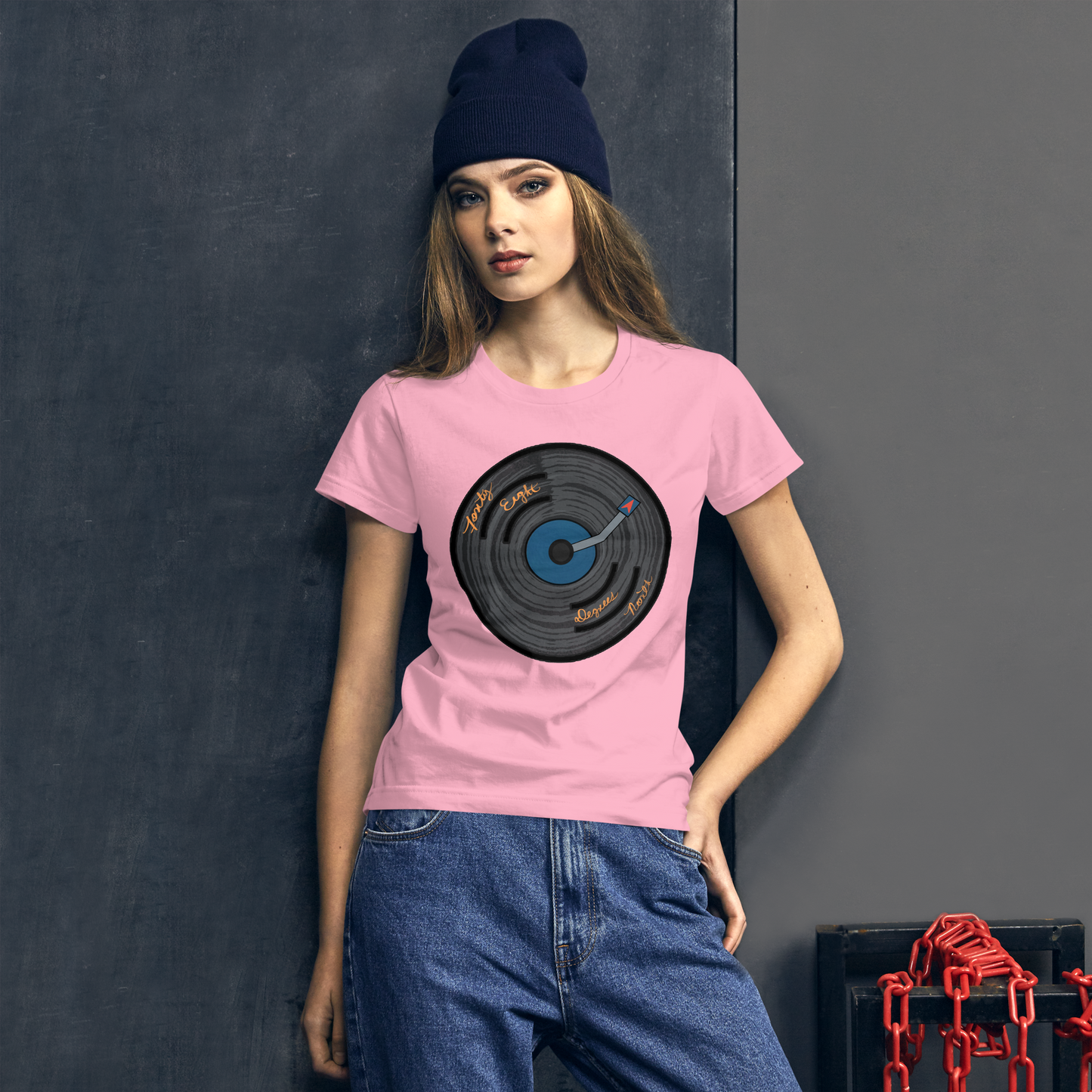 48ºN Vinyl Compass Women's T-Shirt