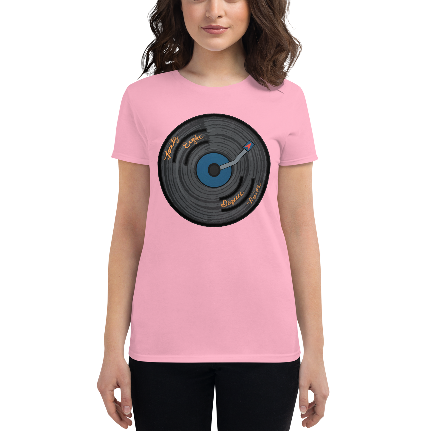 48ºN Vinyl Compass Women's T-Shirt