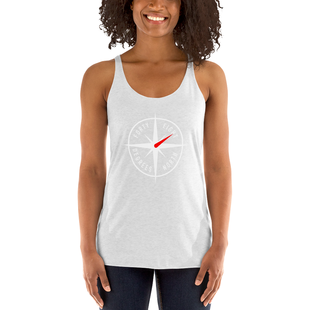 48ºN Logo Women's Racerback Tank