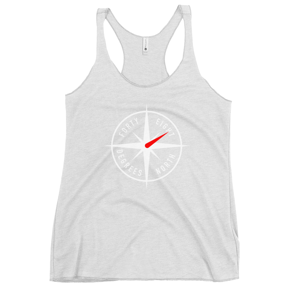 48ºN Logo Women's Racerback Tank