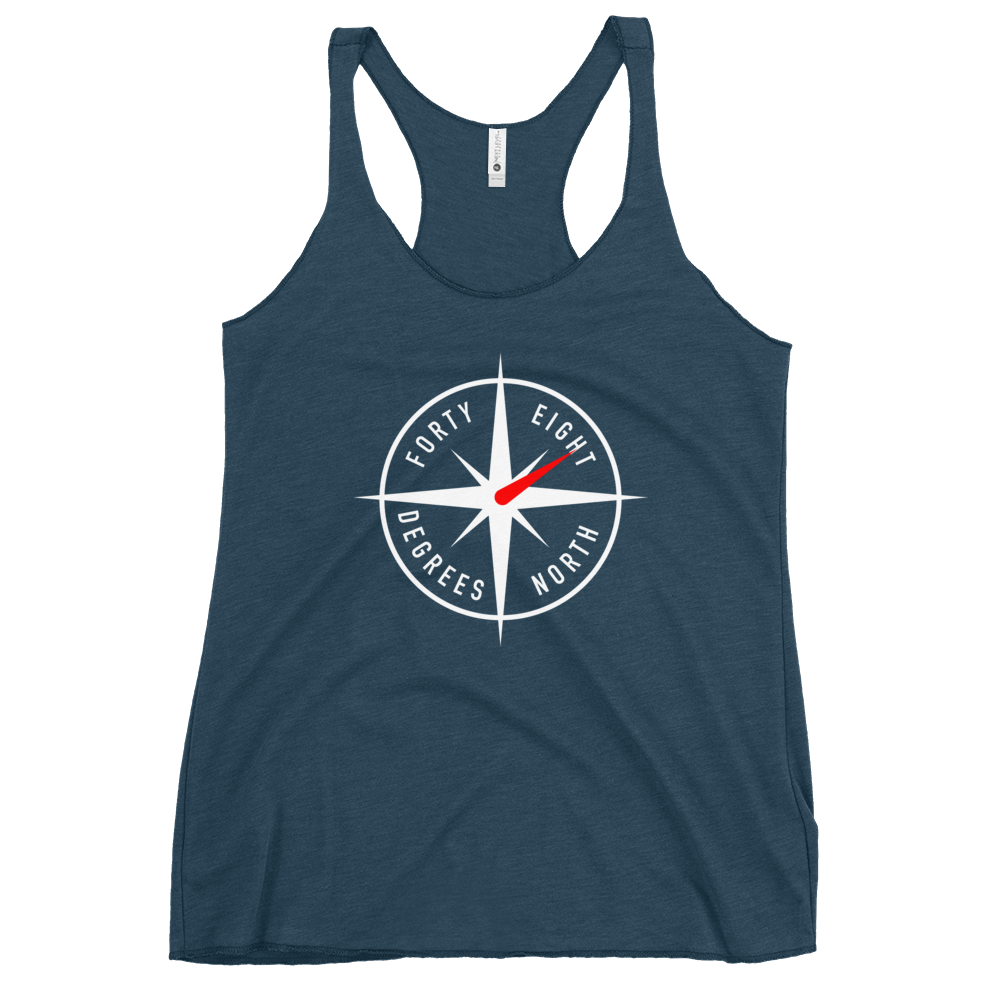 48ºN Logo Women's Racerback Tank