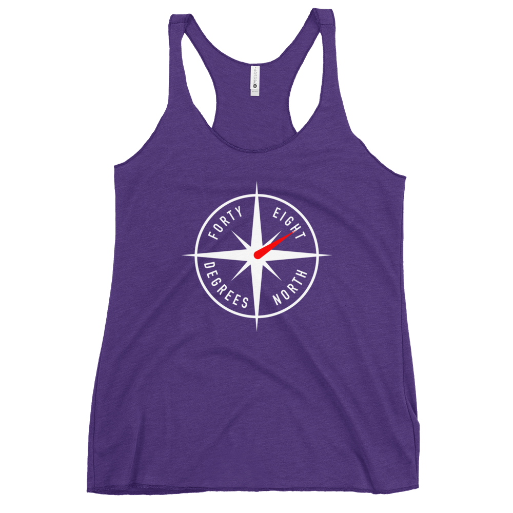 48ºN Logo Women's Racerback Tank