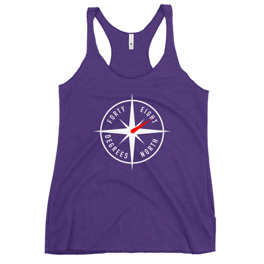 48ºN Logo Women's Racerback Tank